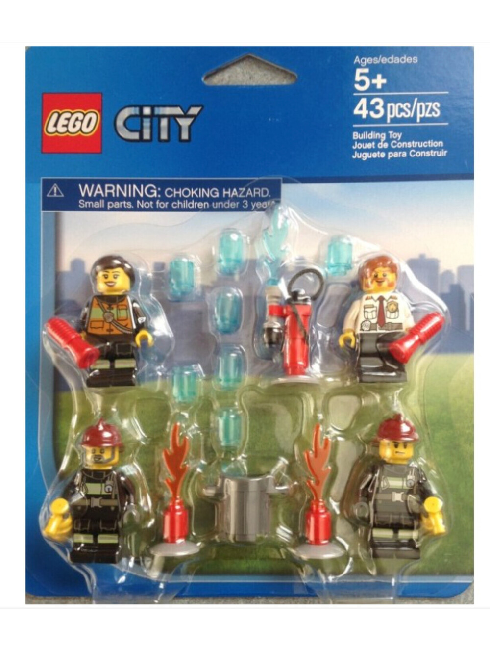 LEGO City 850618 Fire Accessory Pack Minifigures Firefighters NEW SEALED RETIRED